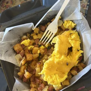 Corn Beef Hash and Eggs