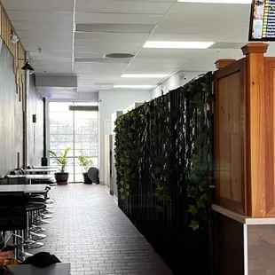 More seating and hallway to back area