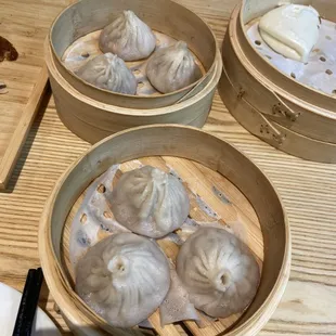 Happy hour (4p starting) soup dumplings (3 for $5)