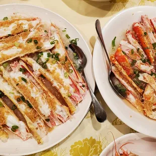 King Crab - steamed with minced garlic sauce