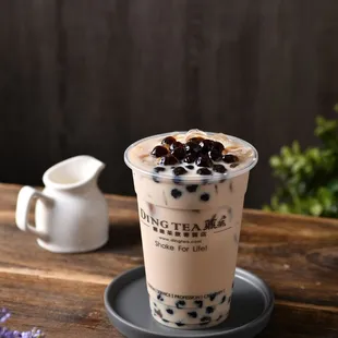 Signature Milk Tea with Honey Boba