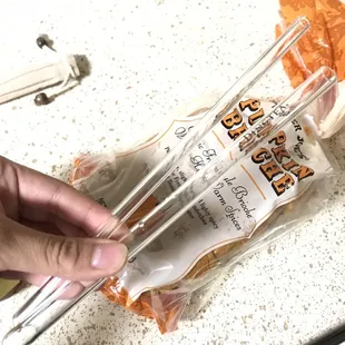glass boba straw