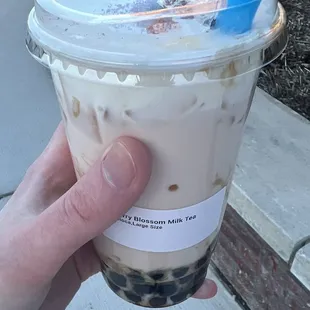 Cherry Blossom Milk Tea