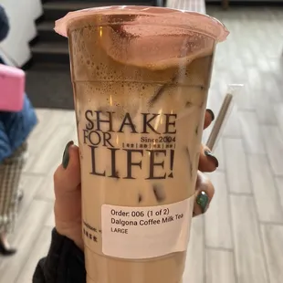 Dalgona Coffee Milk Tea