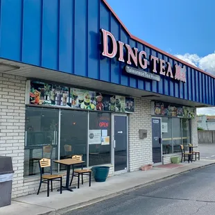 The front of the store.