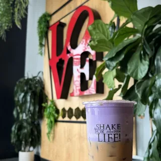 Vietnamese Coffee w Ube Foam