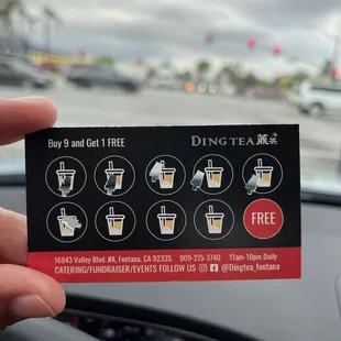 Don&apos;t forget your frequent punch card
