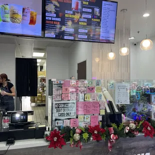 Inside the store