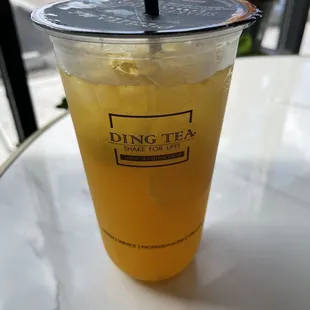 Kumquat lemon iced tea