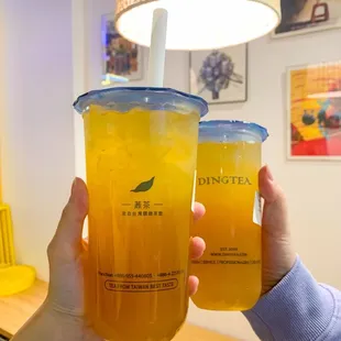 Honey Kumquat Lemon Ice Tea