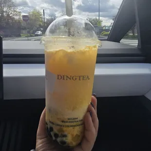 Mango souffle slush.