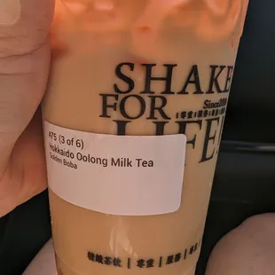 Hokkaido oolong milk tea