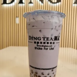 Taro with golden Boba