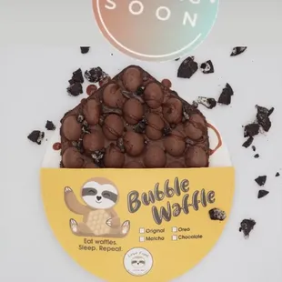 Chocolate Bubbles Waffle