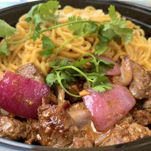 Filet Mignon Garlic Noodles!