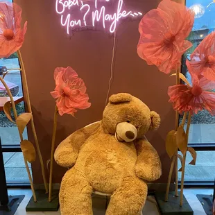 Giant bear and some decor