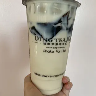 Wintermelon with grass jelly