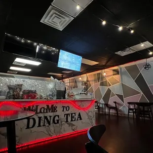 the interior of a restaurant