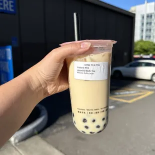 Jasmine Green Milk Tea