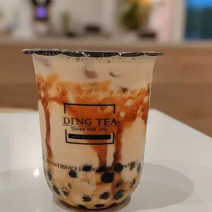 a cup of iced coffee