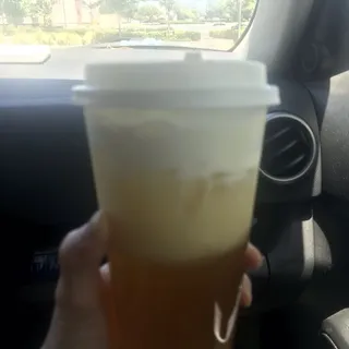 Green Tea with Cheese Cream