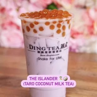 the islander taro coconut milk tea