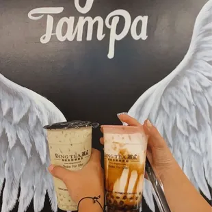 Monster latte golden boba  Matcha latte boba