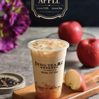 Apple Green Milk Tea
