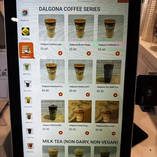 Dalgona Coffee Latte