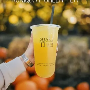 a person holding a cup of tea