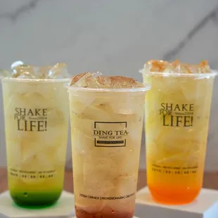 Honey Sweet Series. Can't go wrong with a hint of honey on each flavor: Passion fruit , strawberry and Kiwi