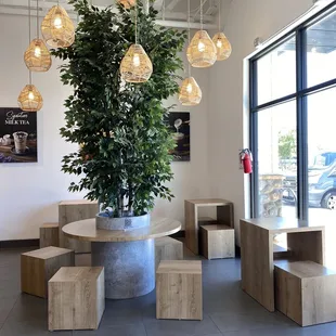 Part of the seating area