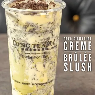 Oreo Signature Creme Brulee Slush \\nthis