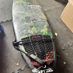 Before with ding on bottom left tail