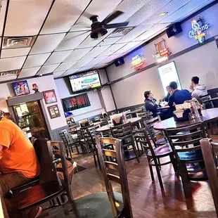 people sitting at tables