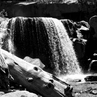 Waterfall about 10 minutes east of Camp Fresno