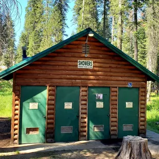 Showers.  2.50 for 4 minutes