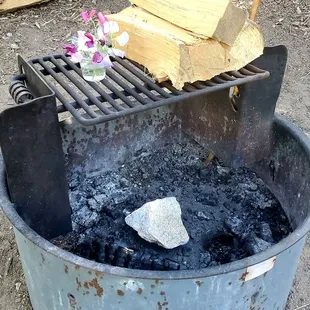 The last campers left this behind!! How nice