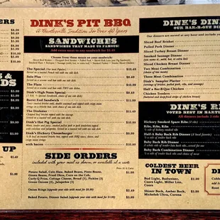 Menu Oct 2022