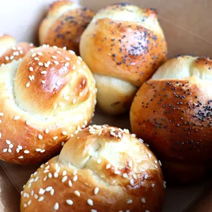 Handmade rolls.