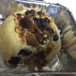 Cranberry almond baked Brie