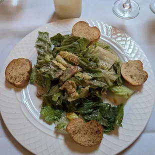 Tableside Caesar salad