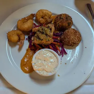 Seafood sampler