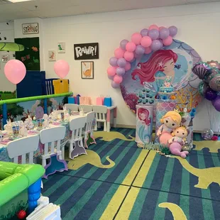 Some of the decor was mine but most of it was theirs.