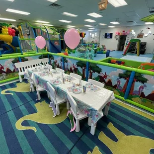 Interior set up for bday party