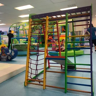 One of the many views of the play area