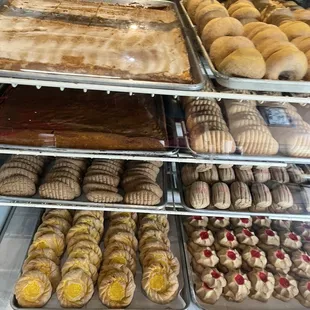 a variety of baked goods