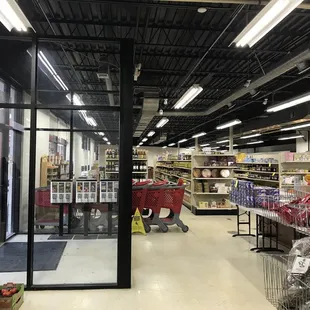 Inside the store