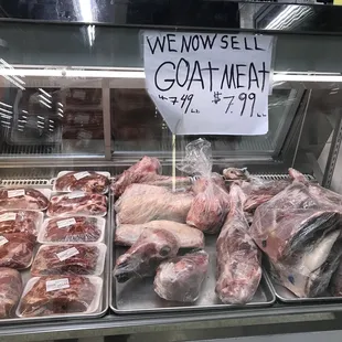 Halal goat meat