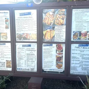 Drive Thru Menu
